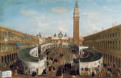 Fiera in Piazza San Marco da Gabriele Bella